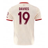 Camisa de Futebol Bayern Munich Alphonso Davies #19 Equipamento Alternativo 2024-25 Manga Curta